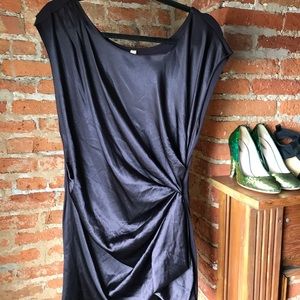 Cute draped silk blouse